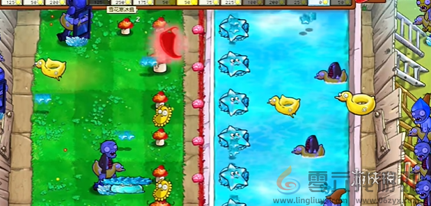 植物大战僵尸杂交版一半一半怎么过(图4) 植物大战僵尸杂交版一半一半怎么过(图4)