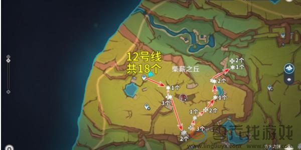 原神颗粒果采集路线介绍(图6) 原神颗粒果采集路线介绍(图6)