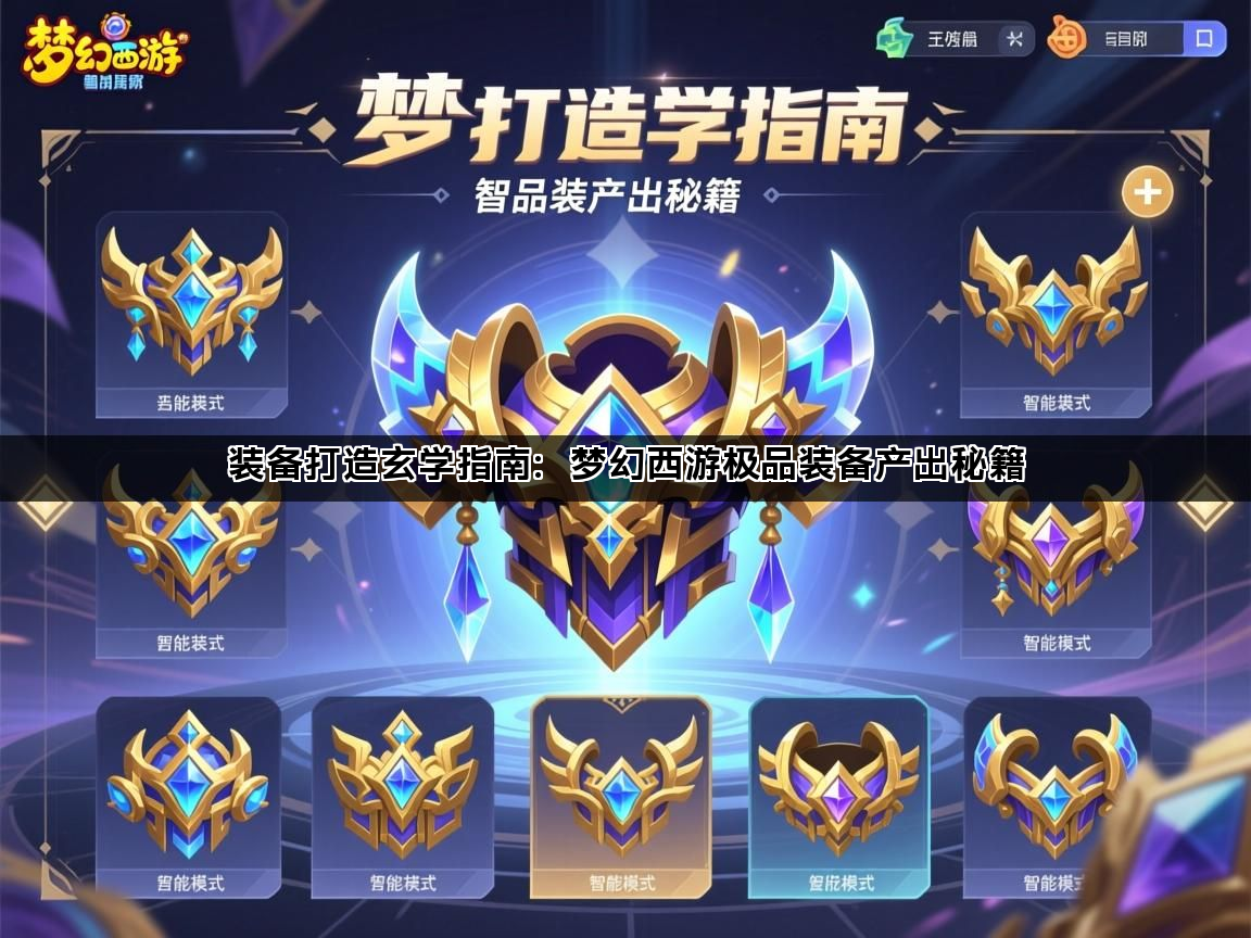 装备打造玄学指南：梦幻西游极品装备产出秘籍(图1)