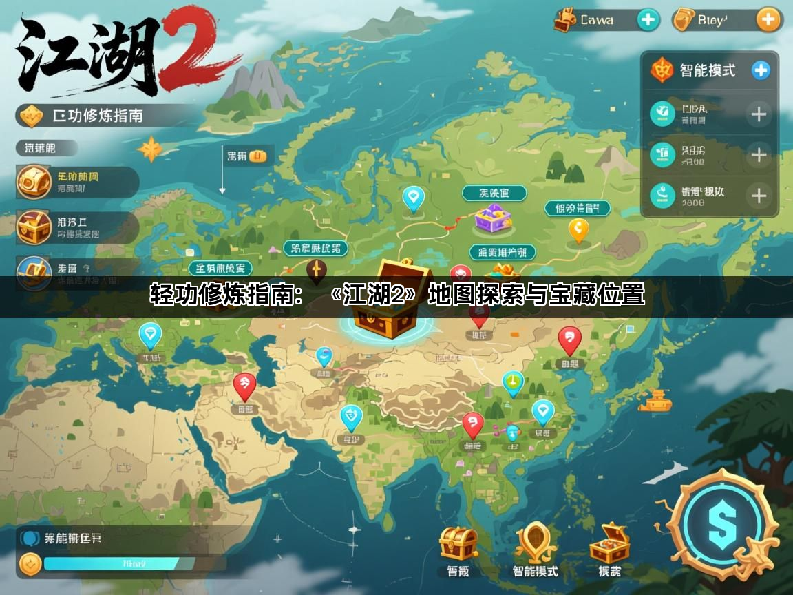 轻功修炼指南：《江湖2》地图探索与宝藏位置(图1)